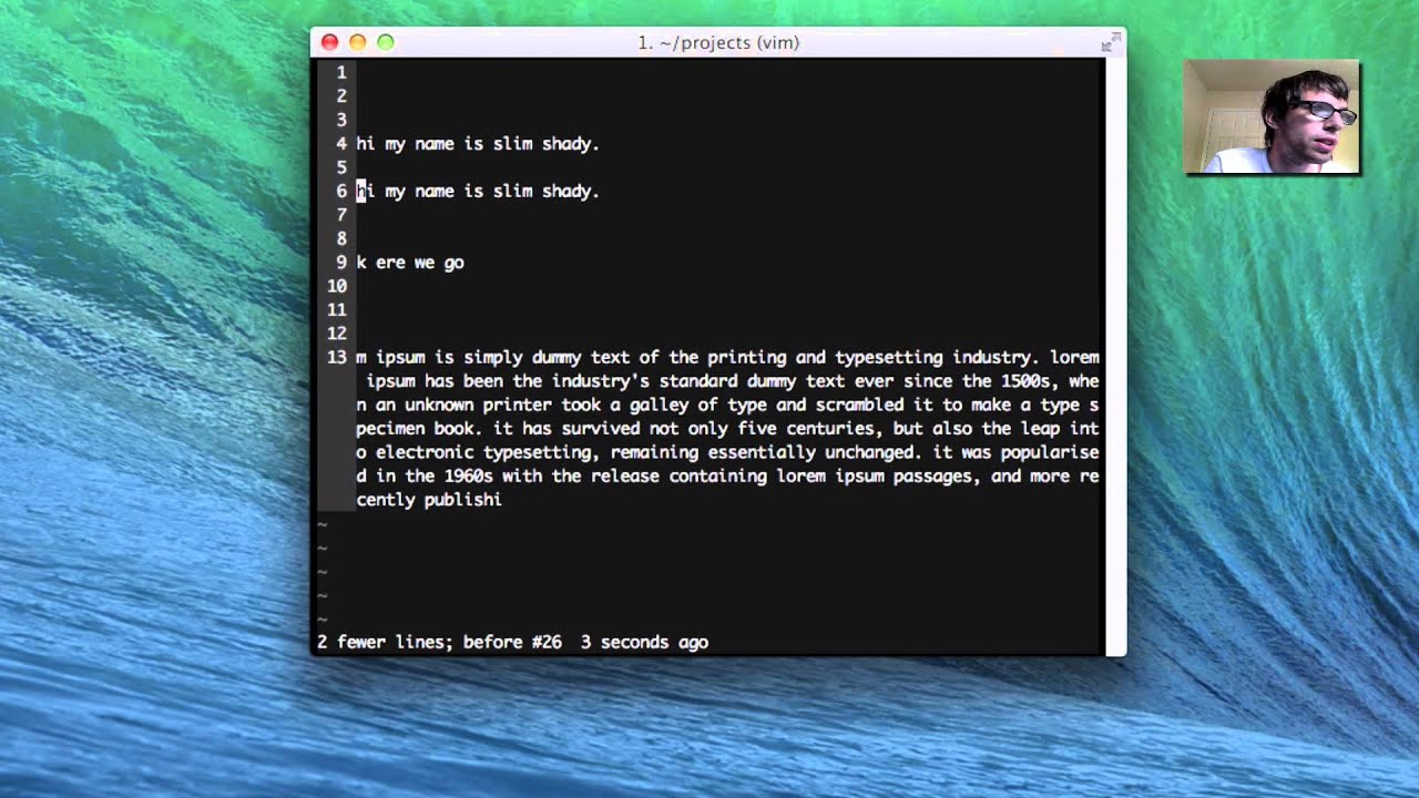 Victorious Vim 4: Copy and Paste - YouTube