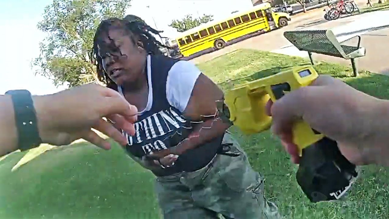 ⁣Woman Gets Tased and Arrested After Attacking a School Secretary