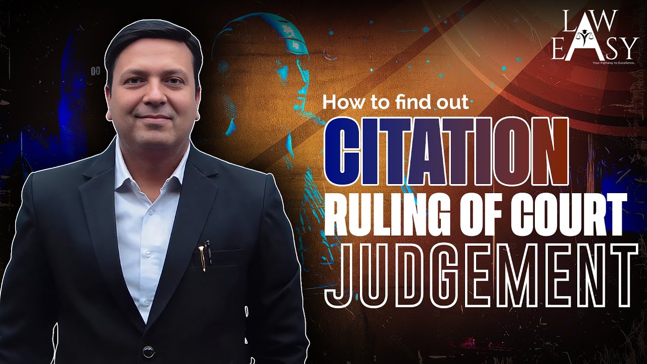 How to find out Citation / Ruling of Court / Judgement
