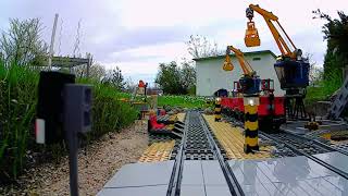 LEGO Trains 7898 and 60052 - Onboard Drives in the Garden