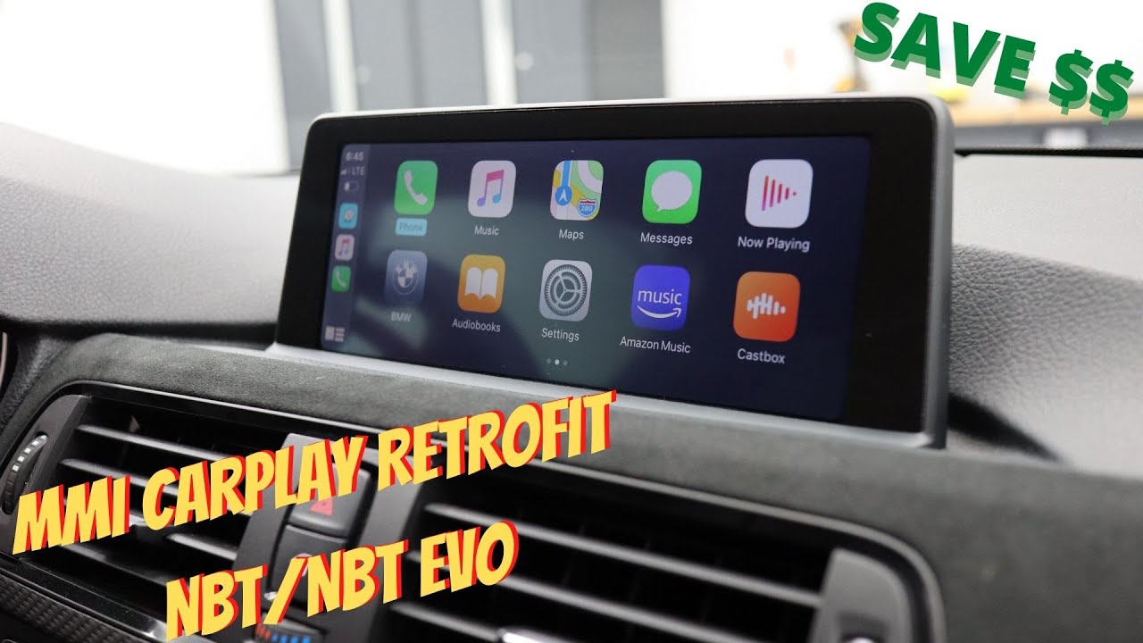 BMW APPLE CARPLAY ANDROID AUTO RETROFIT NBT AND NBT EVO YouTube