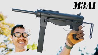 M3A1 グリースガン SMG S&T 電動ガン フルメタル 520連  サブマシンガン エアガンレビュー