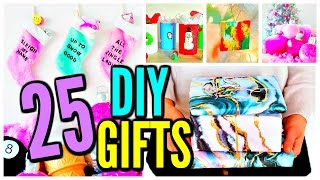 25 DIY CHRISTMAS GIFTS! Gift Ideas 2016