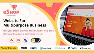 eShop Ecommerce Website PHP Script Free Download || eShop Ecommerce Website Script Download