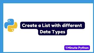 How to Create a List with different Data Types in Python