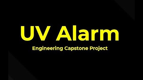 UV Alarm 1 Minute Pitch