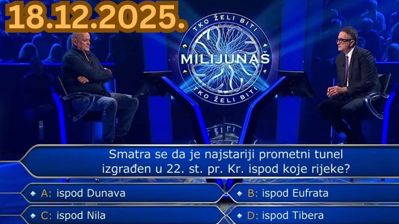 Tko želi biti milijunaš - 18.12.2025.