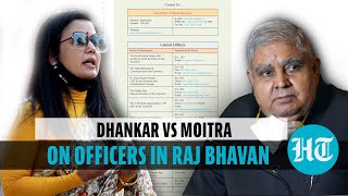 Mahua Moitra Vs Jagdeep Dhankar on ‘appointment of kin in Raj Bhavan’ charge