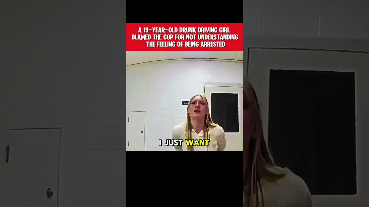 Disrespectful 19 Year Old Girl Cries Hysterically After Shes Arrested For Dui