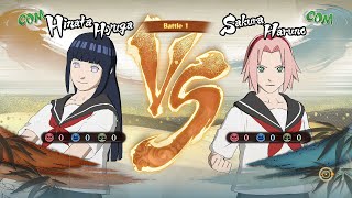 Naruto Shippuden Ultimate Ninja Storm 4, Hinata Hyuga Vs Sakura Haruno