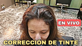 CORRECCIÓN DE TINTE colorimetria en peluquería