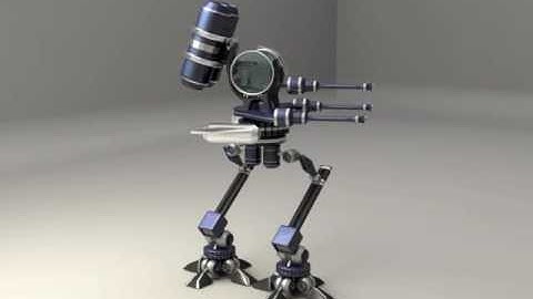 Modo 3D Modleing - The Mech