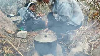 Пухтупази туристхо дар кух 🤡 #таджикистан #природа 🌿🍃