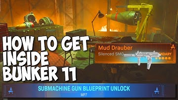 How To Open Bunker 11 Guide And Unlock The Hidden Mud Drauber MP7 Blueprint Easter Egg In Warzone