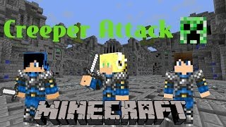 Minecraft: [Beta] Creeper Attack (Hypixel Arcade)