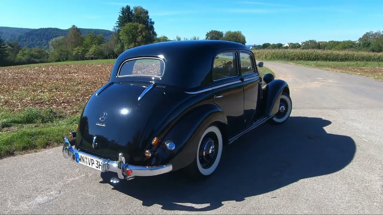 Mercedes 170S Ausfahrt - Sommer2023 . POV - Ride with a DB 170S - co-driver view