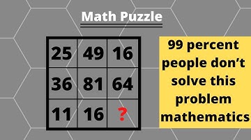 Which number replace the question mark ? | How to solve math puzzle ? | Math puzzle By Moin Khan