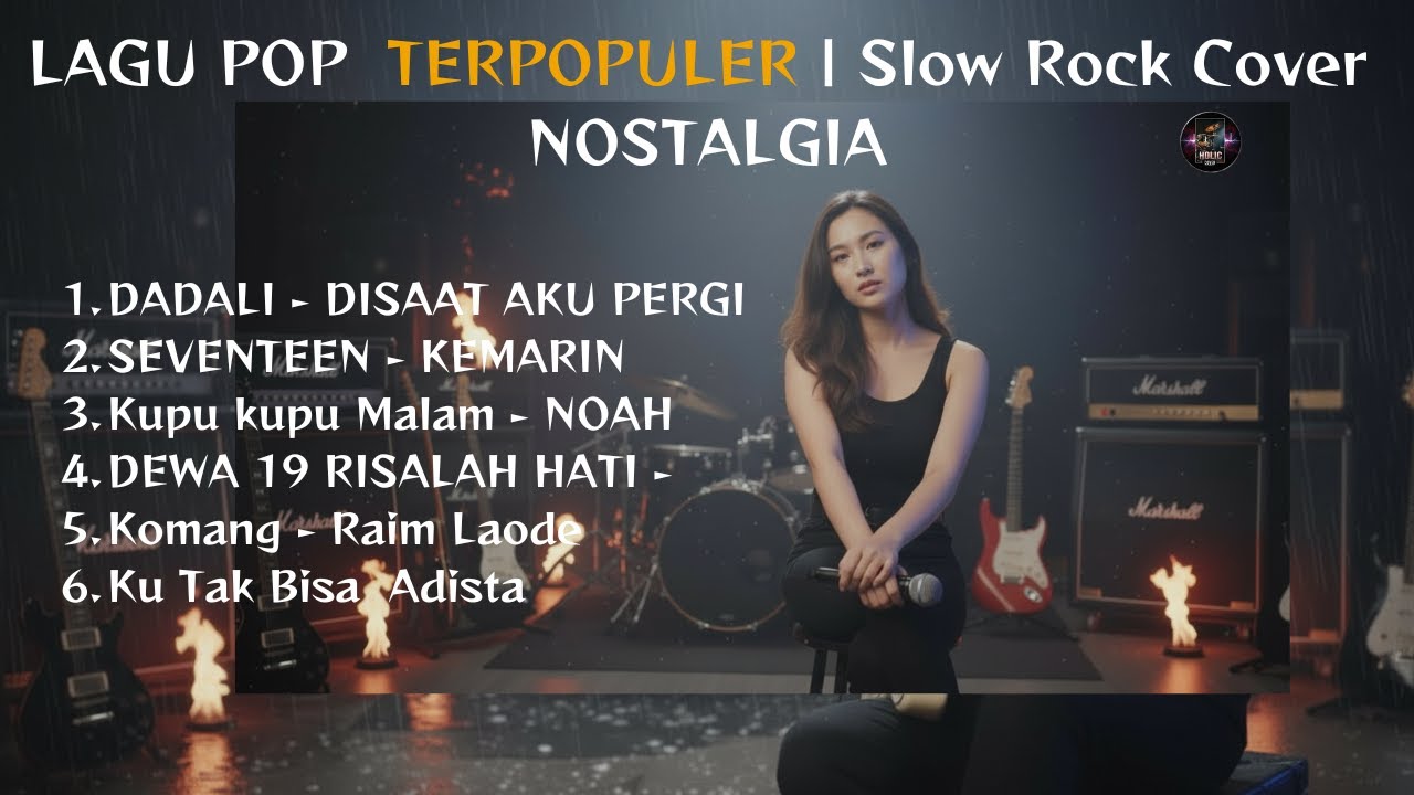 Lagu Pop Terpopuler | Slow Rock Cover Nostalgia Full Album