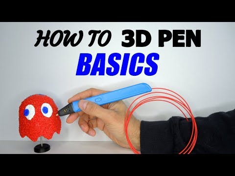 How to 3D PEN Tutorial #2  BASIC TECHNIQUES 