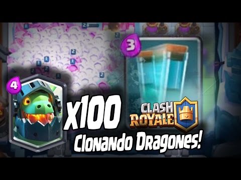 LA ERA DE LA CLONACION HA LLEGADO MAS DE 100 DRAGONES INFERNALES CLASH ROYALE ## Gameplay Español