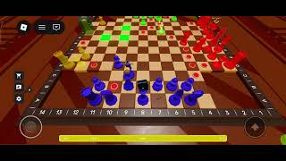 Letting my teammates move the pieces in anarchy chess to see if we win
