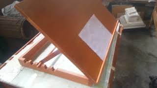 Meja gambar portable kayu ukuran A2