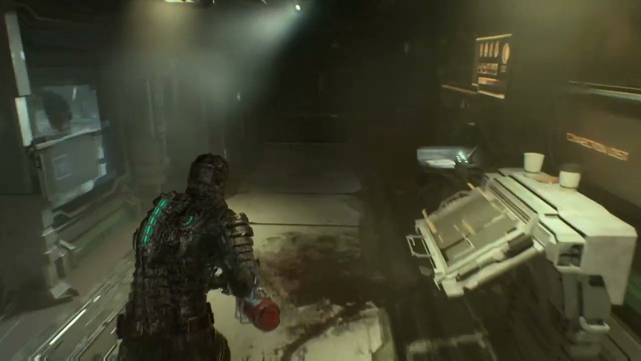 Dead Space remake: freezing the hunter right away