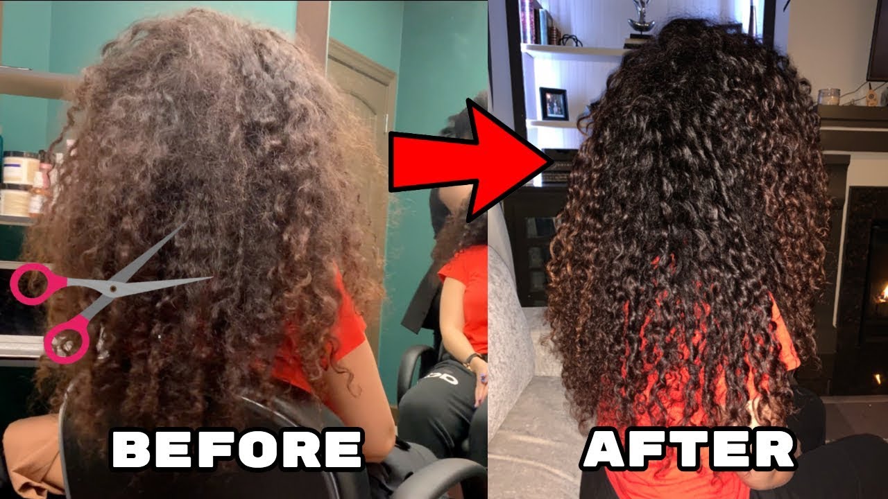 Amazing Curly Haircut Transformation | 1 year after DevaCut | farrahdreamz