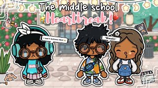 THE MIDDLE SCHOOL HEARTBREAK! 💔😭 || 🎙️*WITH VOICE* 🎙️|| Toca boca roleplay