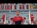 Men Open, 120 & 120+ kg - European Classic Powerlifting Championships 2017