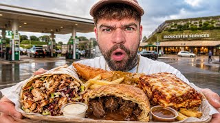 I Ate Every Food At The UK's BIGGEST Petrol Station!