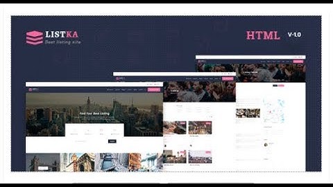 Listka - Directory Listing HTML Template | Themeforest Templates