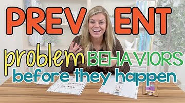 4 Ways to Prevent Problem Behaviors
