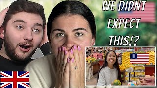 My First American Grocery Store Experience Brits React