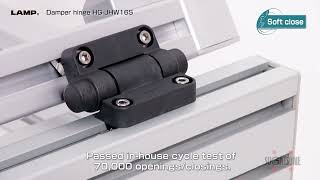 FEATURE Learn More About our HG JHW16S   Damper Hinge   Sugatsune Global