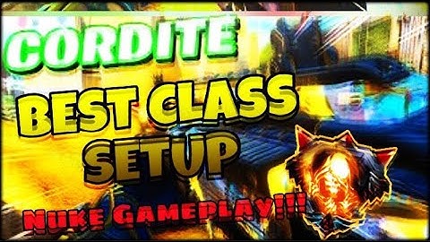😱THE MOST OVERPOWERED CORDITE CLASS SET UP(Nuke gameplay 100+ kills)😱
