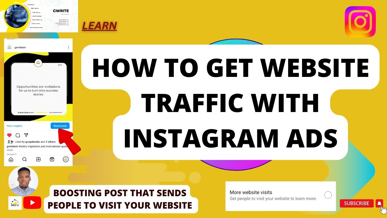How to get website traffic with Instagram ads