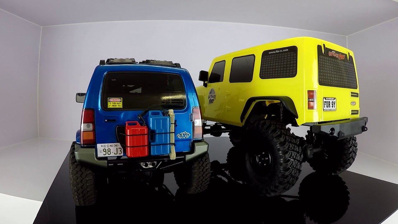 MST CMX J3/JIMNY, FTX OUTBACK FURY COMPARISON ( pinkze RC SHOWROOM #13 )