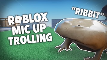 Trolling as a  FROG on ROBLOX | Roblox Voice-Chat Trolling