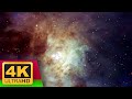 Flight through deep space - Cosmos 4k (Space background for relaxation) with ambient Music - 3 Hours