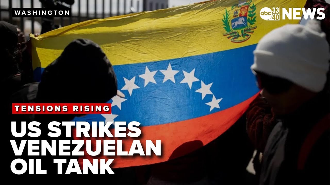 Venezuela and US tensions rise after another oil tank strike - YouTube