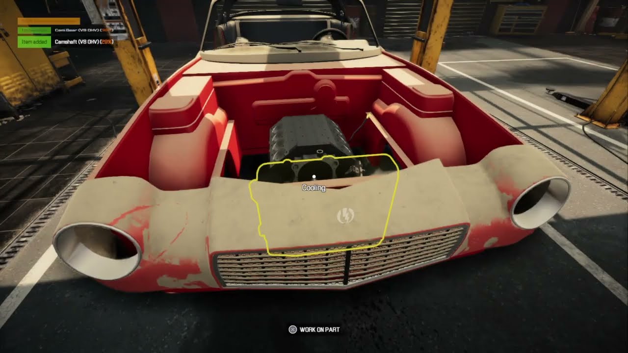 Car Mechanic Simulator 2021 disassembleing a Camaro part 1