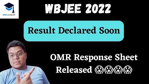 WBJEE 2022 Results Declared | OMR Response Sheet Released 😱🔥 #wbjee2022 #wbjee
