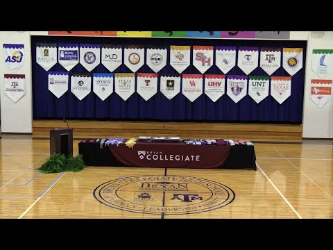 Bryan Collegiate High School College Colors Ceremony 2021