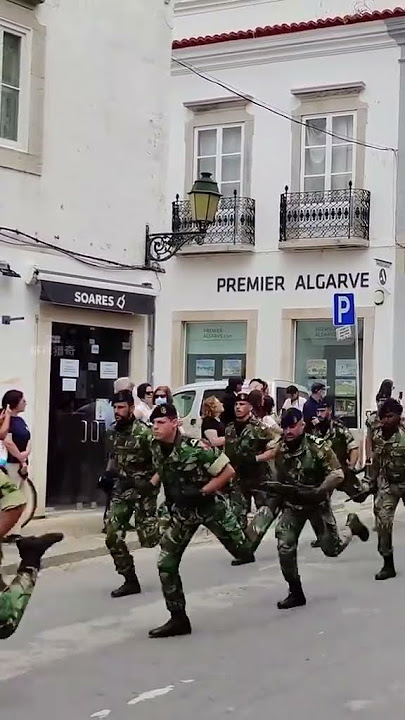 Portuguese Military March 🇵🇹💪 Special Forces Army Parade #shorts