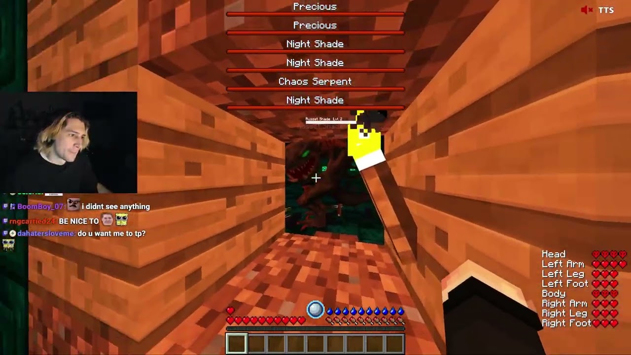 xQc Crashes out on Jesse and Greekgodx after they get him killed in RL Craft