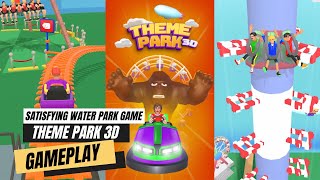 Theme Park 3D - Fun Aquapark Gameplay Walkthrough Level 1 - 20 (Theme Park Mobile Game) screenshot 4