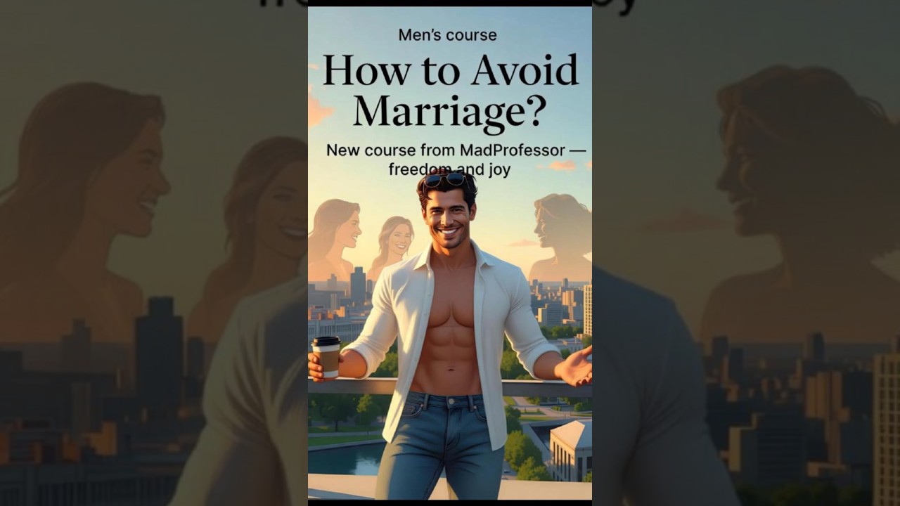 New Course from MadProfessor for Men - How to Avoid Marriage