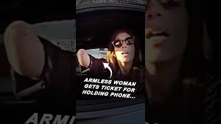 Woman Gets Ticket For Holding Phone With Hand She Does Not Have 🙈 #police #bodycam