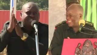 DUUH: PROF. JAY AMVUNJA MBAVU RAIS MAGUFULI MKUTANONI, AWATAKA WANANCHI WAMPIGIE MAKOFI NA SHANGWE